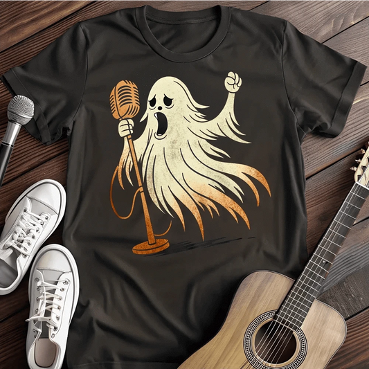 Printify T-Shirt Black / S Rocking Ghost T Shirt
