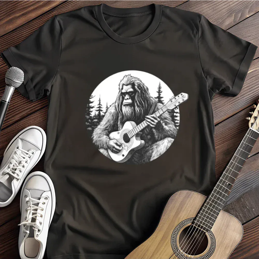Printify T-Shirt Black / S Serenading Sasquatch Musical Menagerie T Shirt