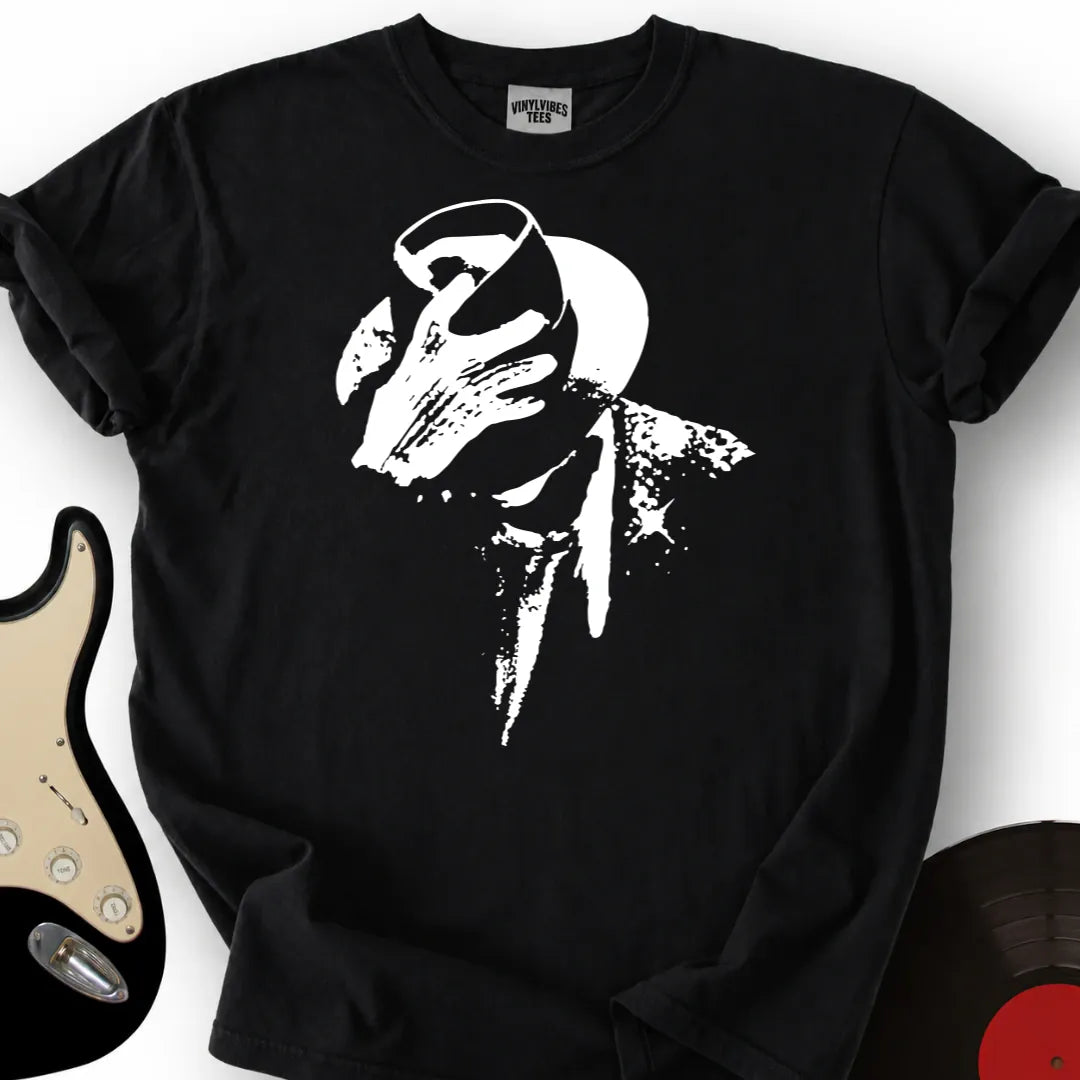 Printify T-Shirt Black / S Shadowed Fedora T-Shirt