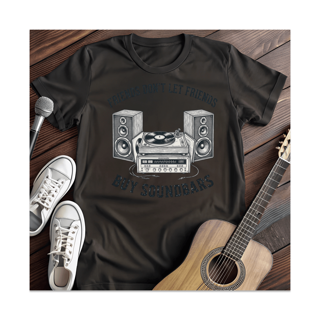 Printify T-Shirt Black / S Soundbars T-Shirt