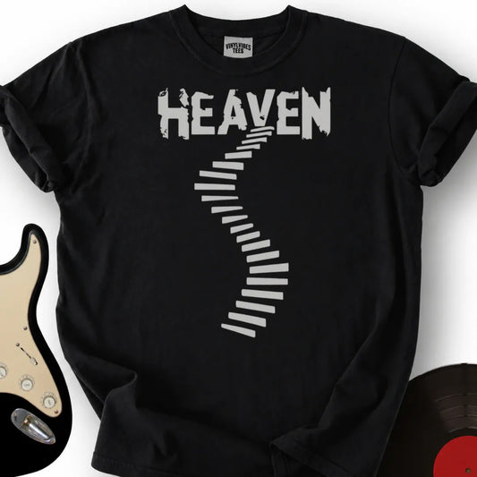 Printify T-Shirt Black / S Stairway Premium T-Shirt