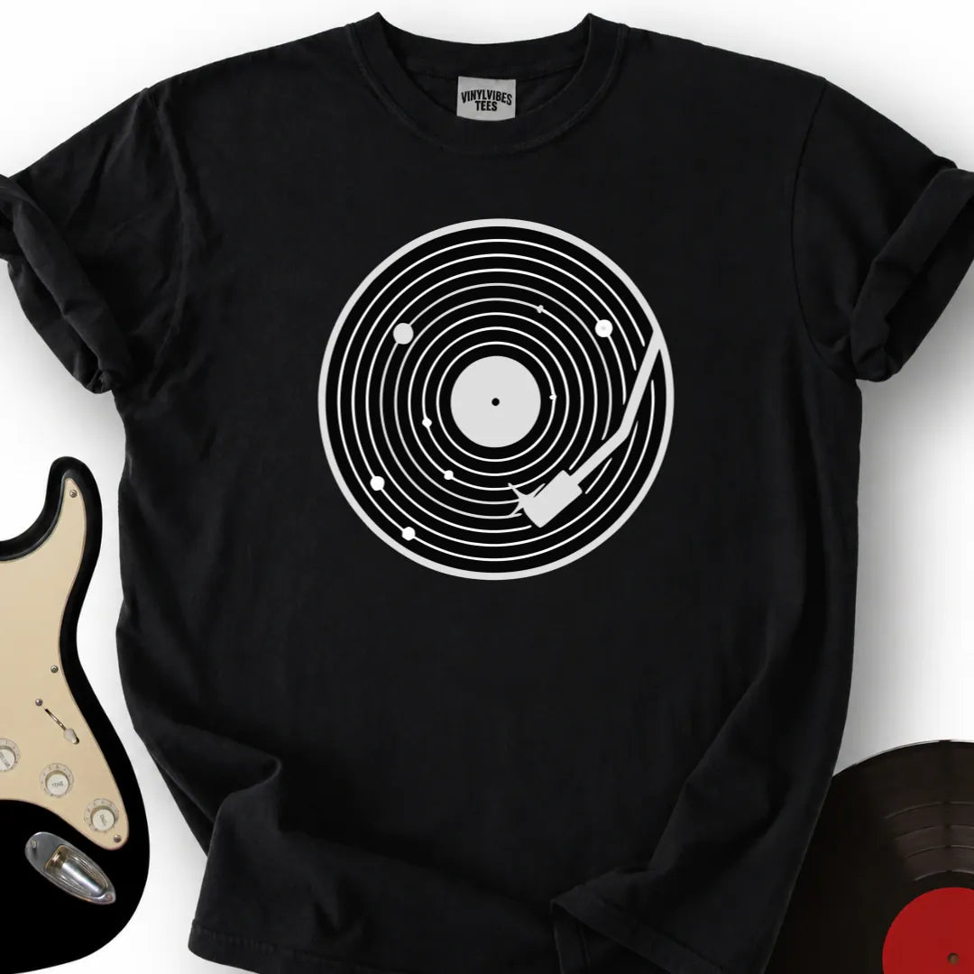 Printify T-Shirt Black / S Stellar Vinyl T-Shirt