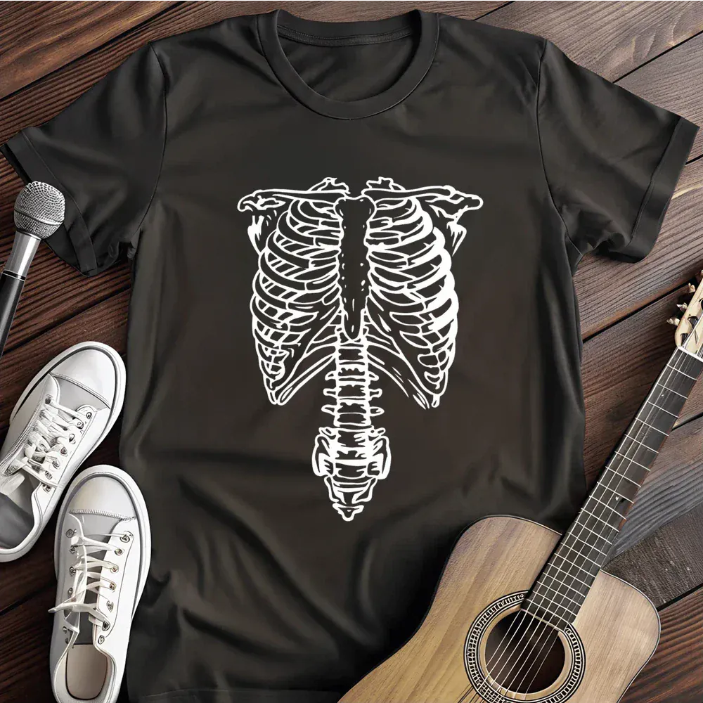 Printify T-Shirt Black / S Stiff Spine T Shirt