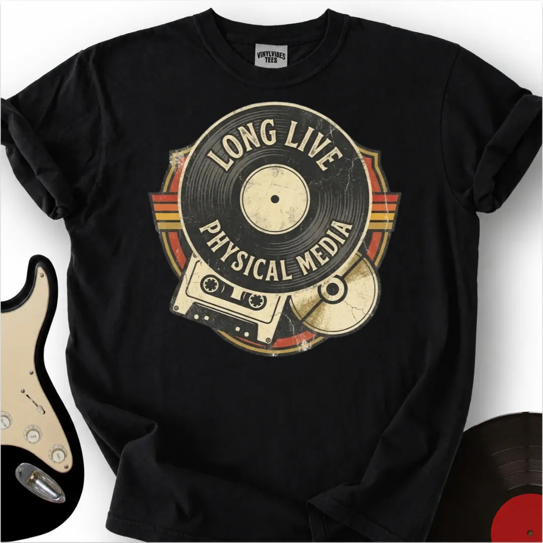 Printify T-Shirt Black / S The Analog Trinity Premium T-Shirt