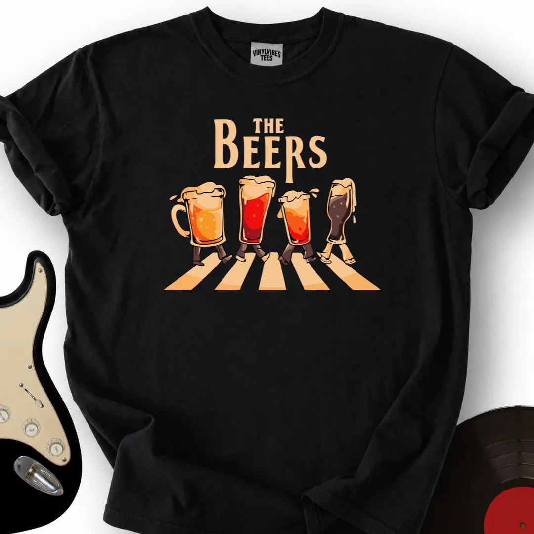 Printify T-Shirt Black / S The Beers T-Shirt