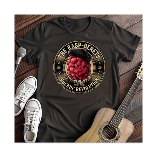 Printify T-Shirt Black / S The Rasp-Berets Rockin' Revolution T-Shirt
