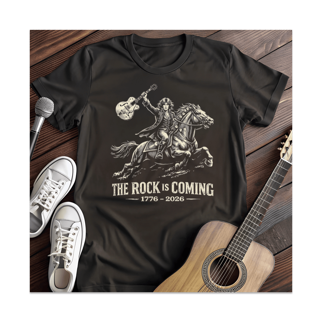 Printify T-Shirt Black / S The Rock is Coming Equestrian T-Shirt