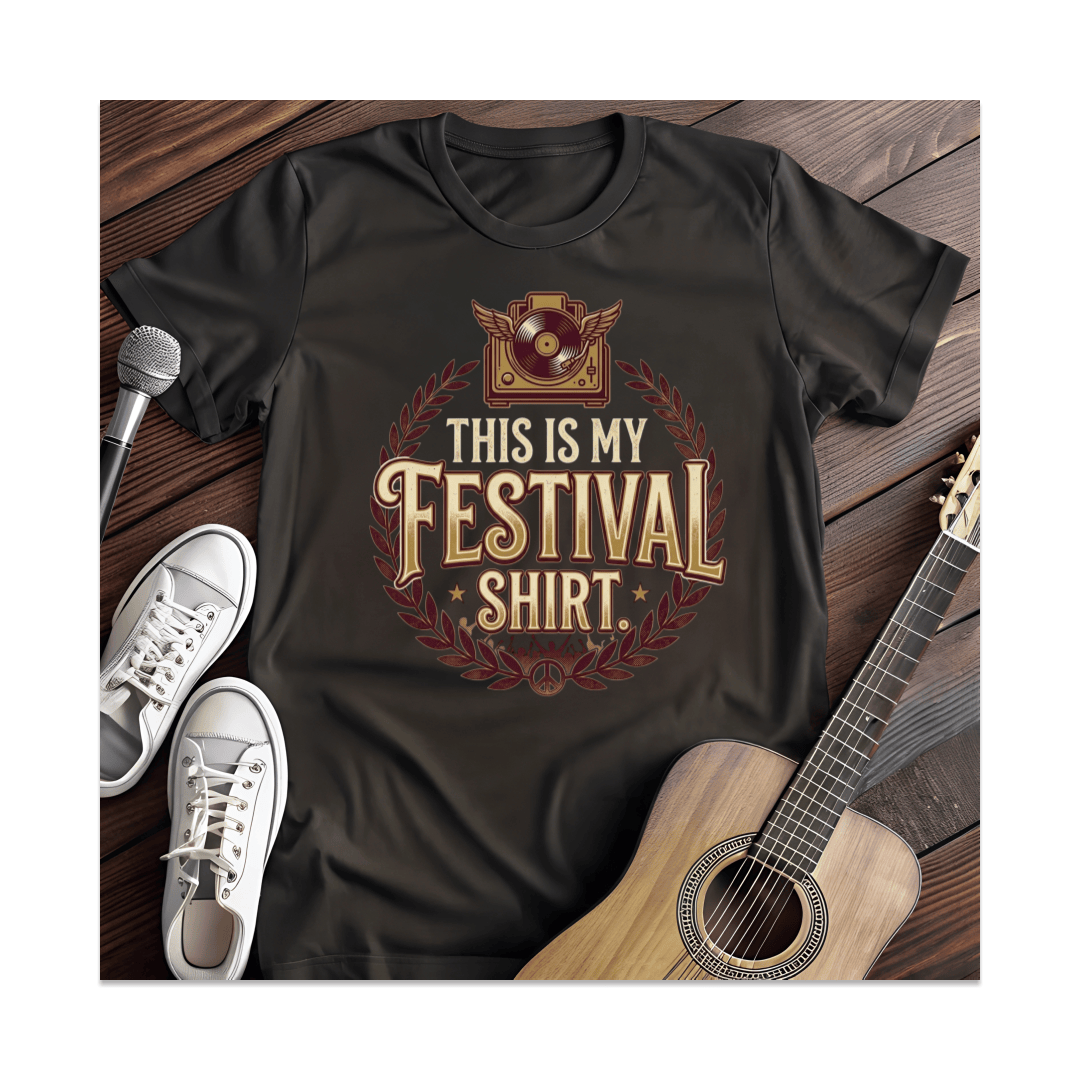 Printify T-Shirt Black / S This Is My Festival Shirt T-Shirt