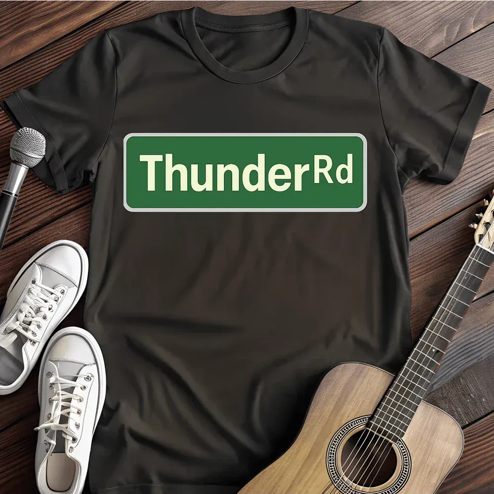 Printify T-Shirt Black / S Thunder Rd T Shirt