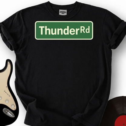 Printify T-Shirt Black / S Thunder Rd T -Shirt
