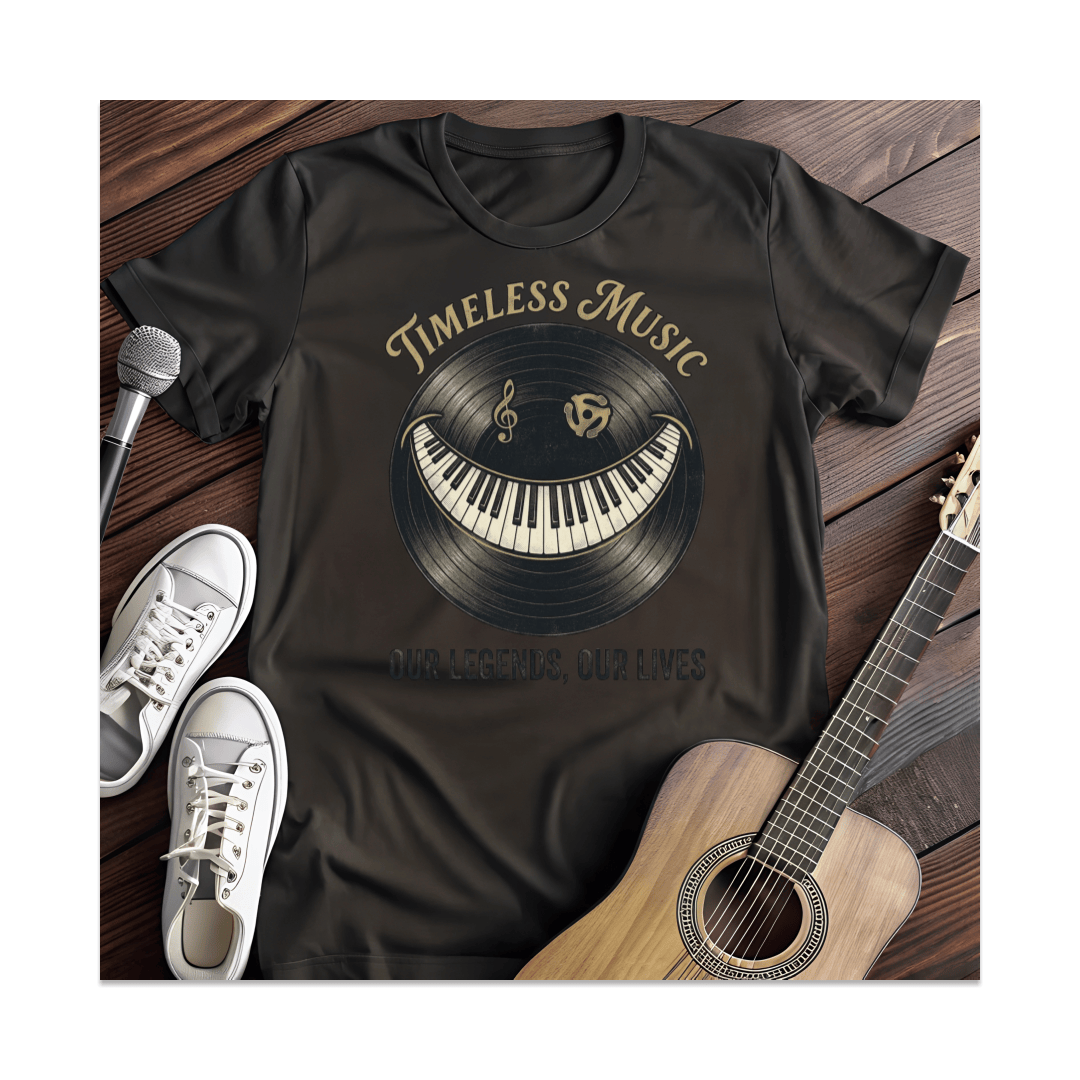 Printify T-Shirt Black / S Timeless Music T-Shirt