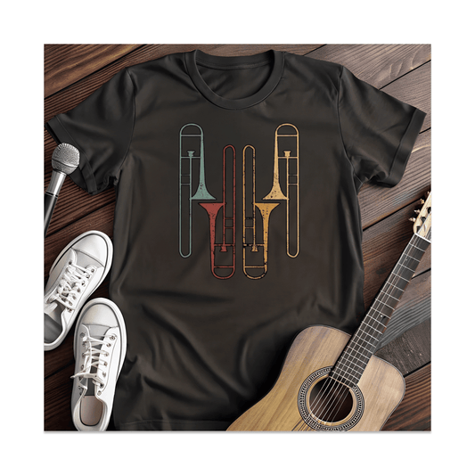 Printify T-Shirt Black / S Trombone Quartet T-Shirt