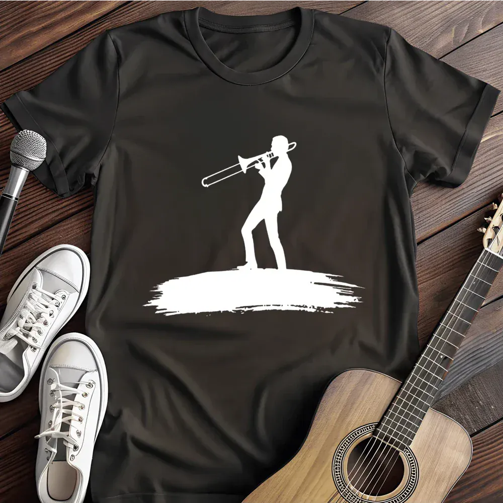 Printify T-Shirt Black / S Trombone Troubles T Shirt