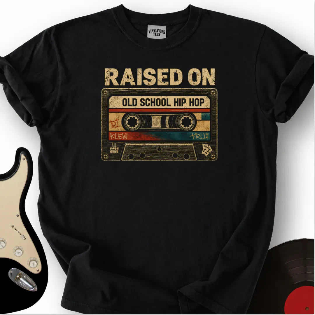 Printify T-Shirt Black / S Vintage Hip-Hop Mixtape T-Shirt