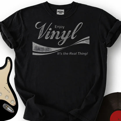 Printify T-Shirt Black / S Vinyl Coke Premium T-Shirt