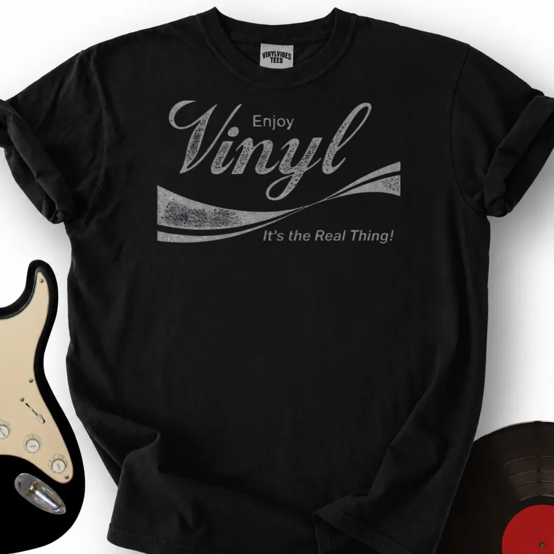 Printify T-Shirt Black / S Vinyl Coke T-Shirt