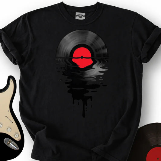 Printify T-Shirt Black / S Vinyl Sunsetter Premium T-Shirt