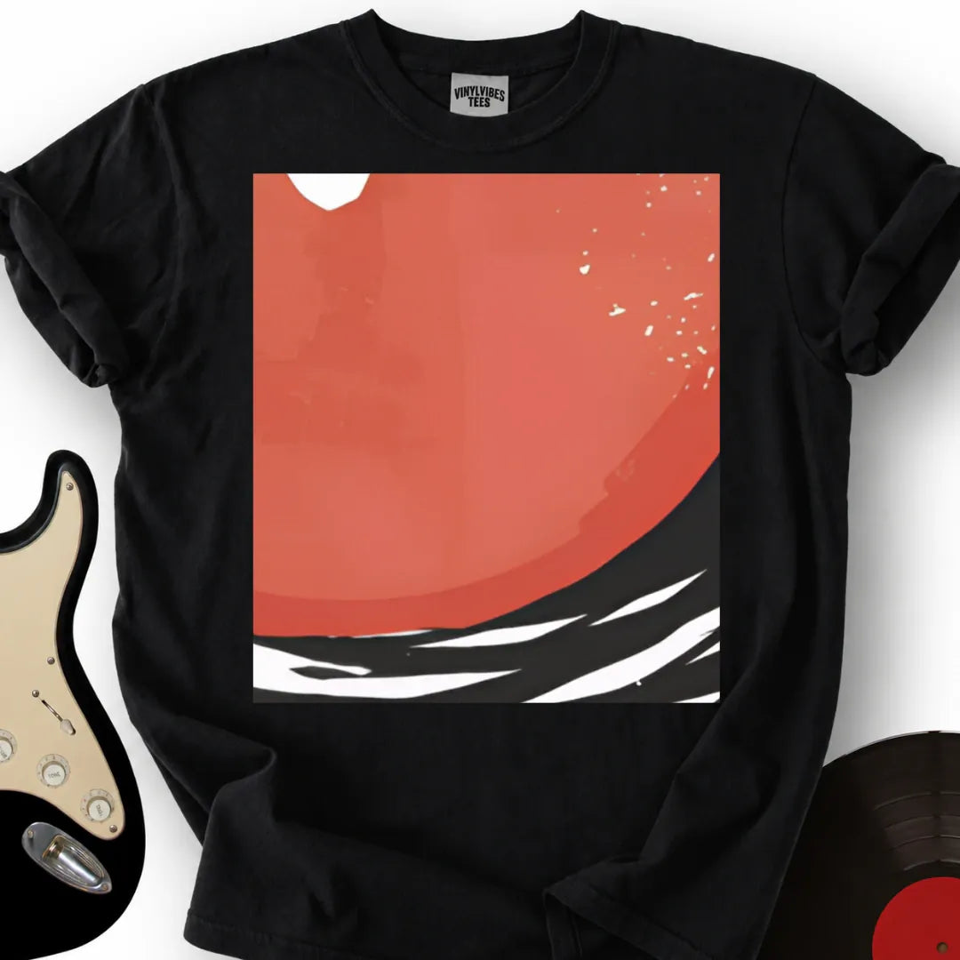 Printify T-Shirt Black / S Vinyl Wave T-Shirt