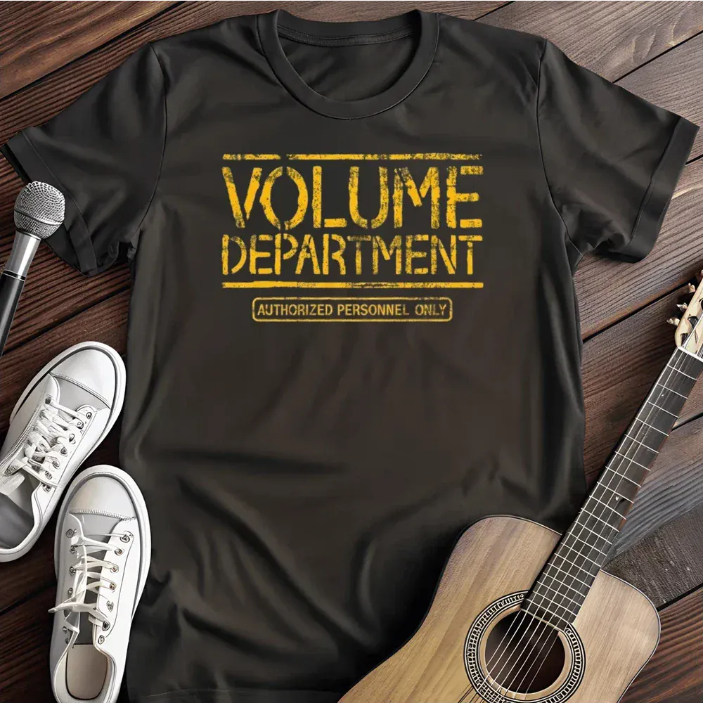 Printify T-Shirt Black / S Volume Department T Shirt