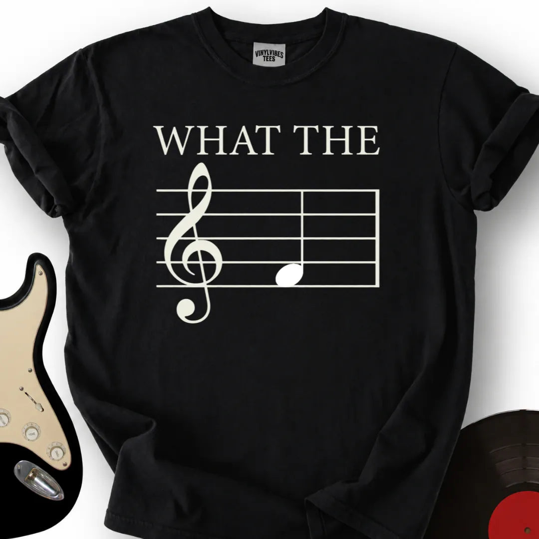 Printify T-Shirt Black / S What The T-Shirt