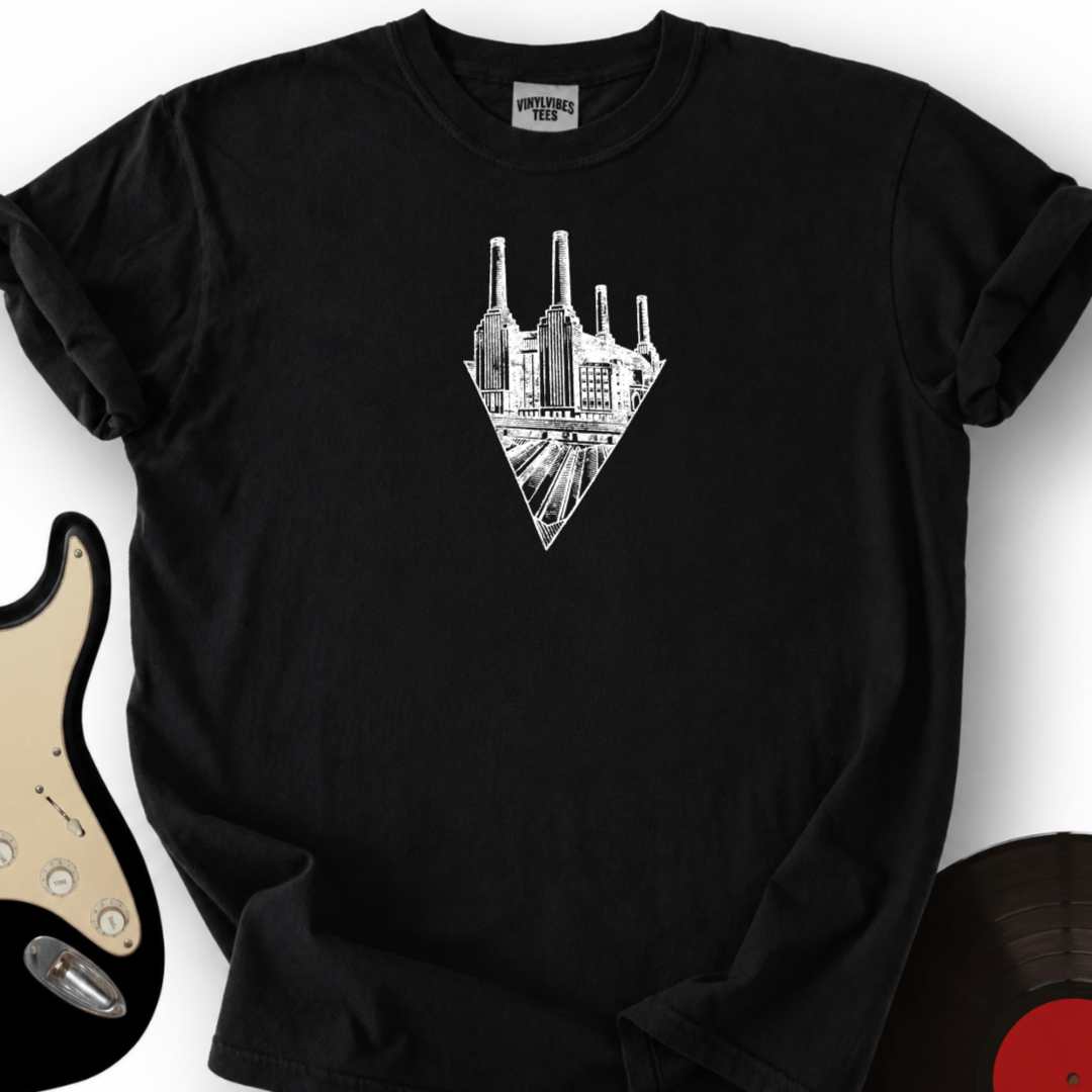 Printify T-Shirt Black / S White Battersea T-Shirt