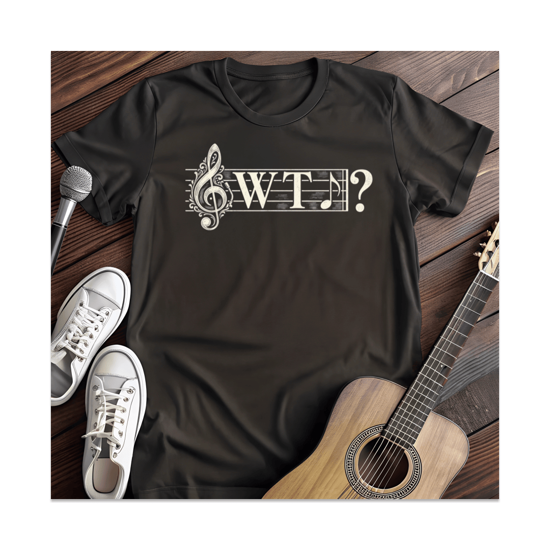 Printify T-Shirt Black / S WT Music T-Shirt