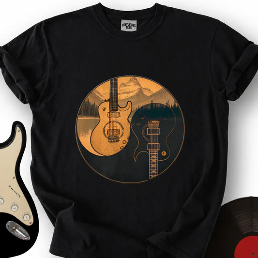 Printify T-Shirt Black / S YinYang Guitars Premium T-Shirt