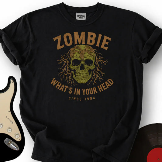 Printify T-Shirt Black / S Zombie Head T-Shirt