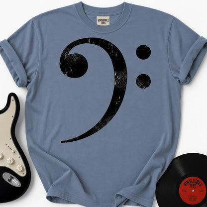Printify T-Shirt Blue Jean / S Bass Clef Premium T-Shirt