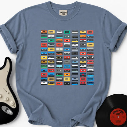 Printify T-Shirt Blue Jean / S Casette Hoarder Premium T-Shirt
