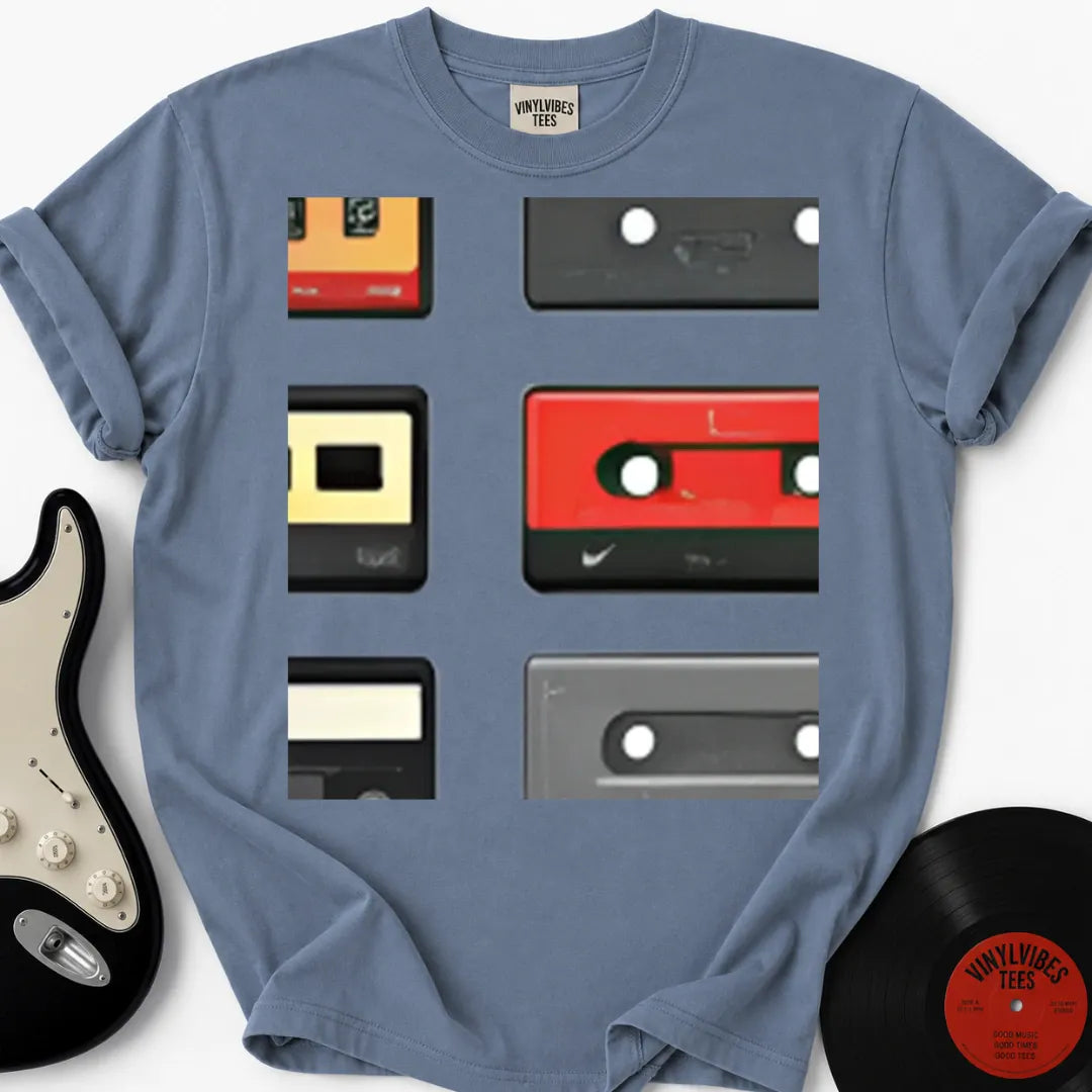 Printify T-Shirt Blue Jean / S Casette Hoarder T-Shirt