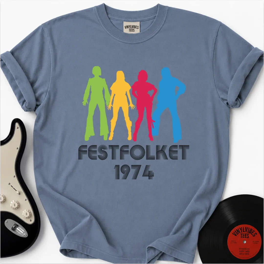 Printify T-Shirt Blue Jean / S FESTFOLKET Premium T-Shirt