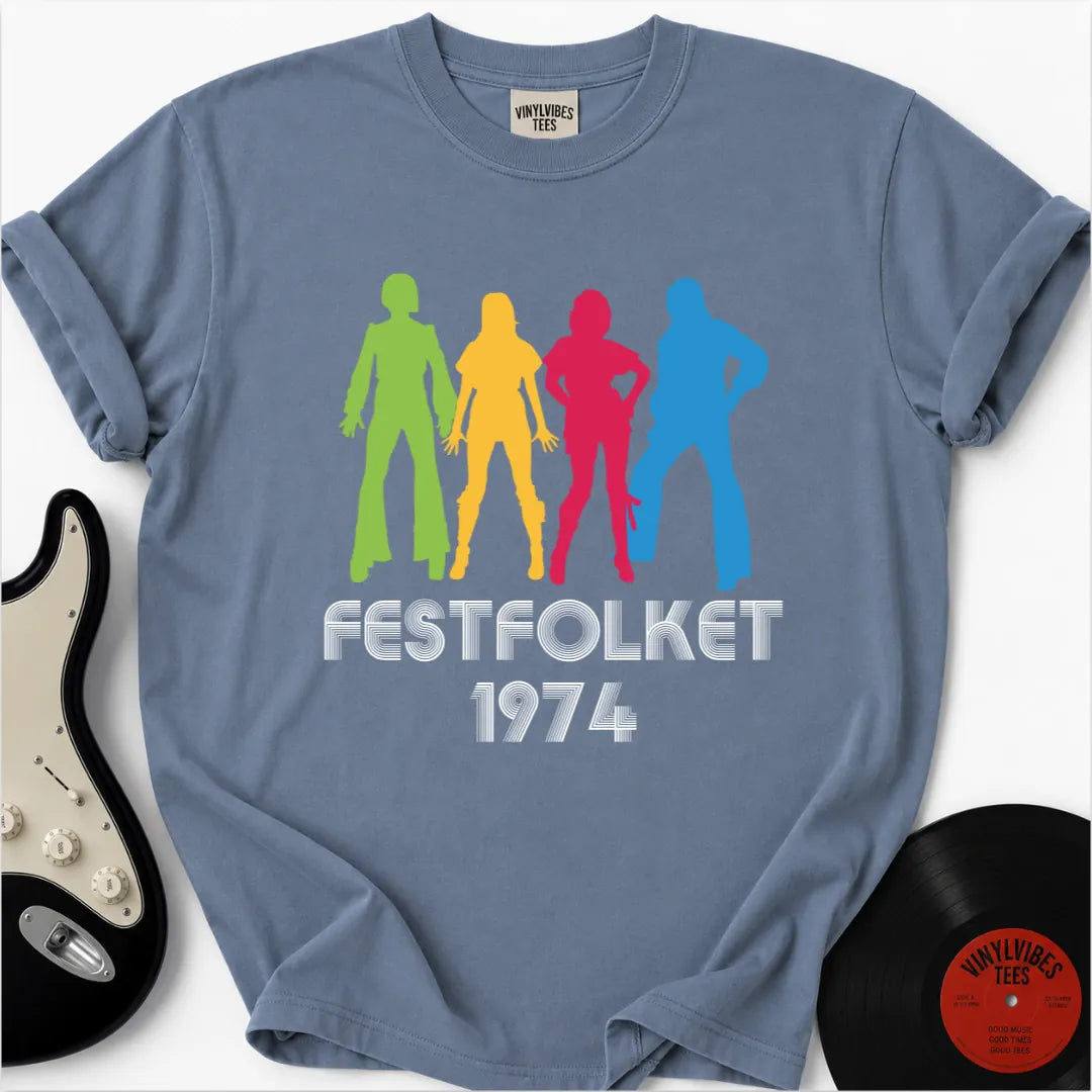 Printify T-Shirt Blue Jean / S FESTFOLKET Premium T-Shirt