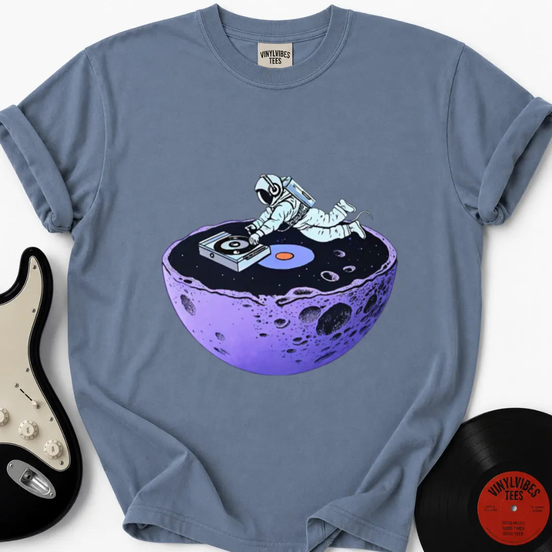 Printify T-Shirt Blue Jean / S Floating Astronaut Premium T-Shirt