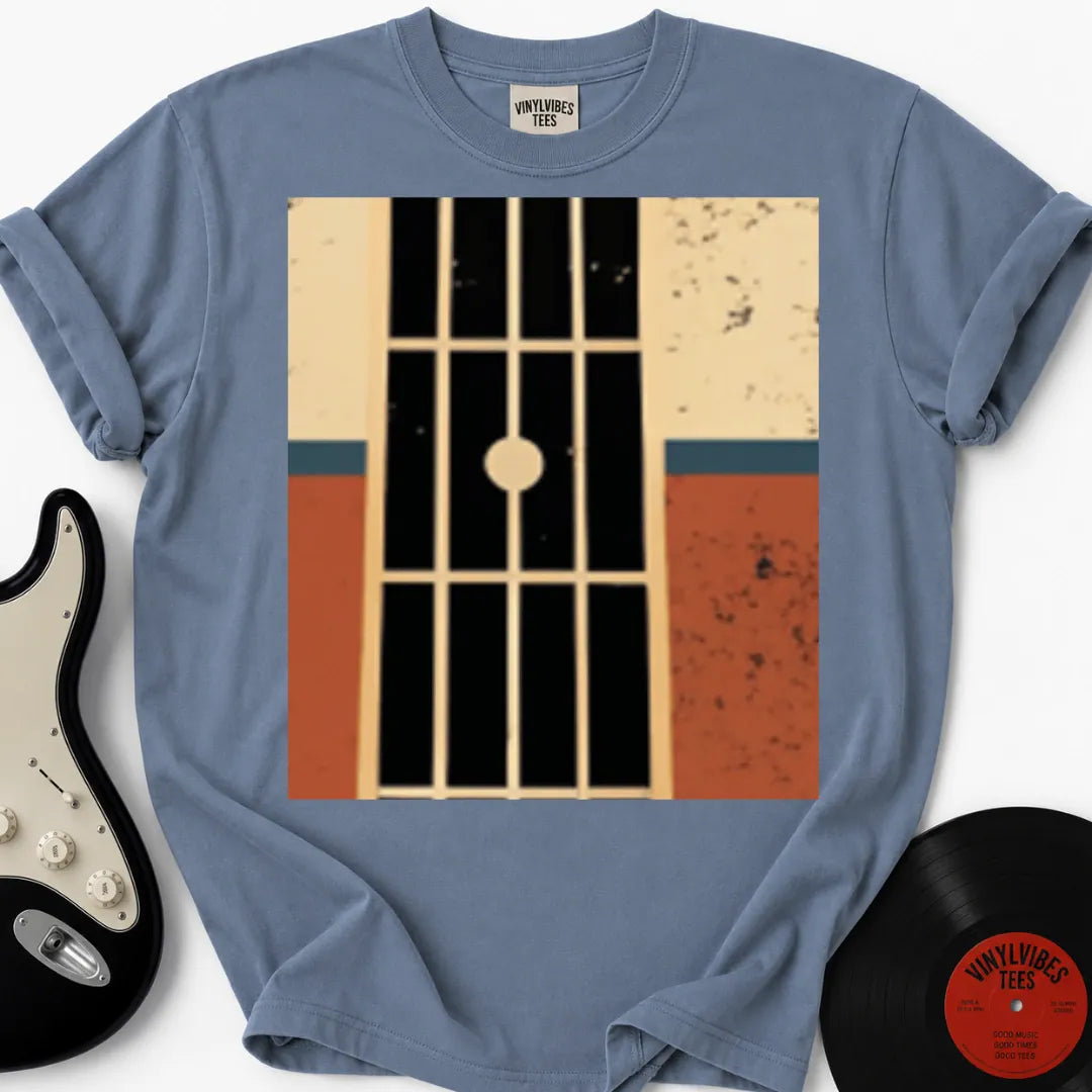 Printify T-Shirt Blue Jean / S Guitar Sunset T-Shirt