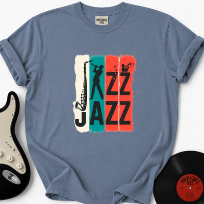 Printify T-Shirt Blue Jean / S Jazz Jazz Premium T-Shirt