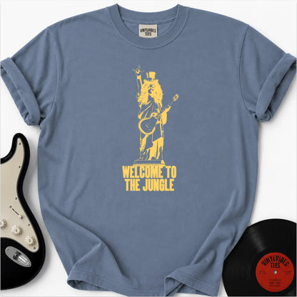 Printify T-Shirt Blue Jean / S Jungle Rock Premium T-Shirt