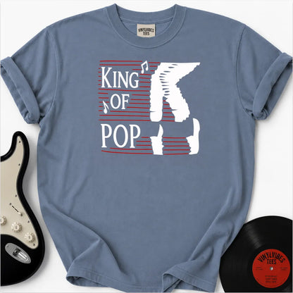 Printify T-Shirt Blue Jean / S King Of Pop Premium T-Shirt