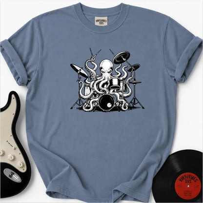Printify T-Shirt Blue Jean / S Kraken The Beats Premium T-Shirt
