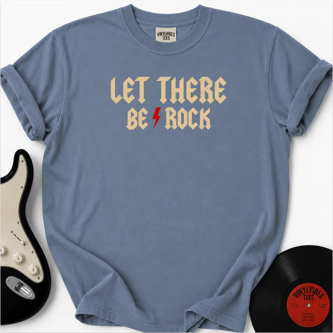 Printify T-Shirt Blue Jean / S Let there be rock Premium T-Shirt