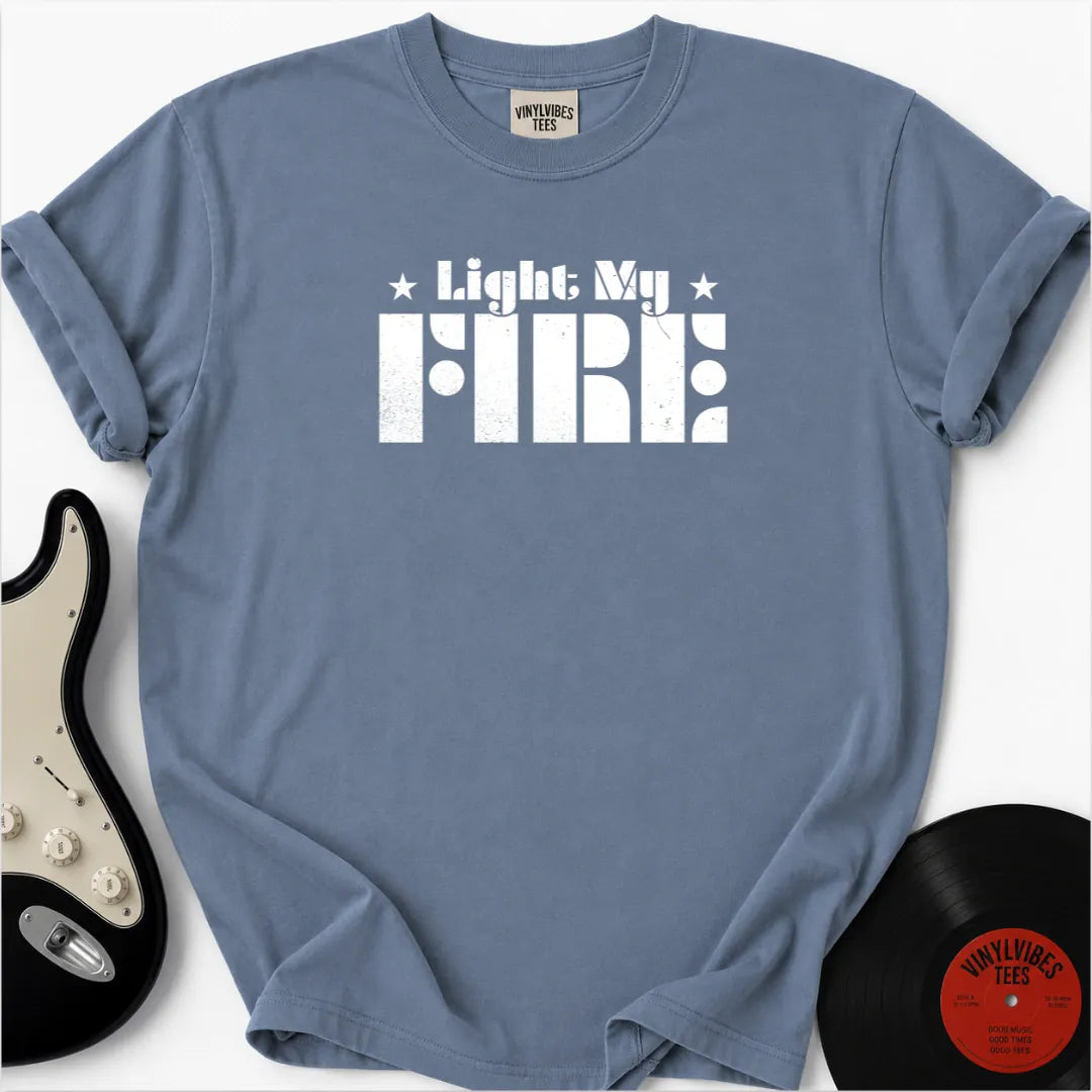 Printify T-Shirt Blue Jean / S Light My Fire Premium T-Shirt