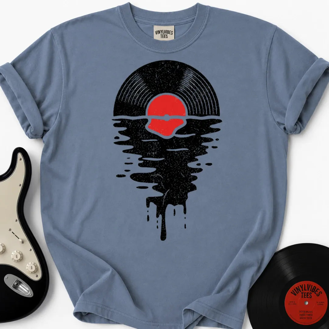 Printify T-Shirt Blue Jean / S Melting Sunset Premium T-Shirt