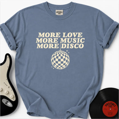 Printify T-Shirt Blue Jean / S MORE DISCO Premium T-Shirt