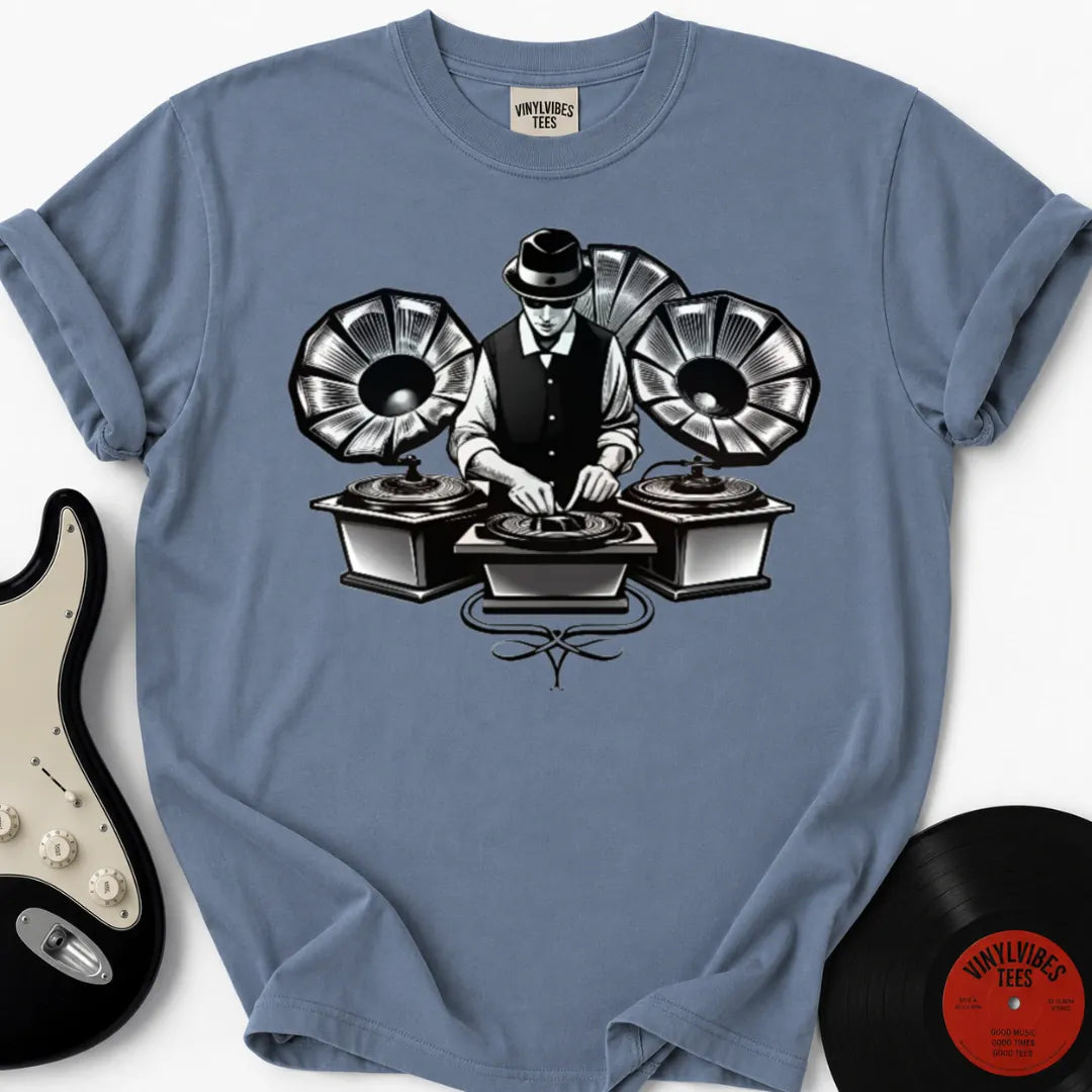 Printify T-Shirt Blue Jean / S Oldskool DJ