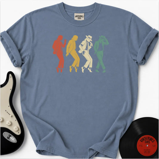Printify T-Shirt Blue Jean / S Retro Pop Legend Silhouettes Premium T-Shirt