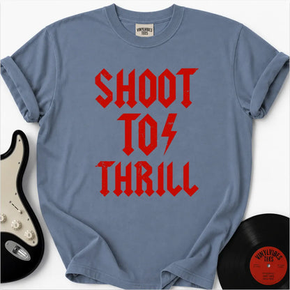 Printify T-Shirt Blue Jean / S Shoot to thrill Premium T-Shirt