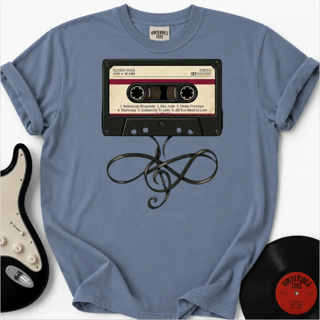 Printify T-Shirt Blue Jean / S The Analog Anthem Premium T-Shirt