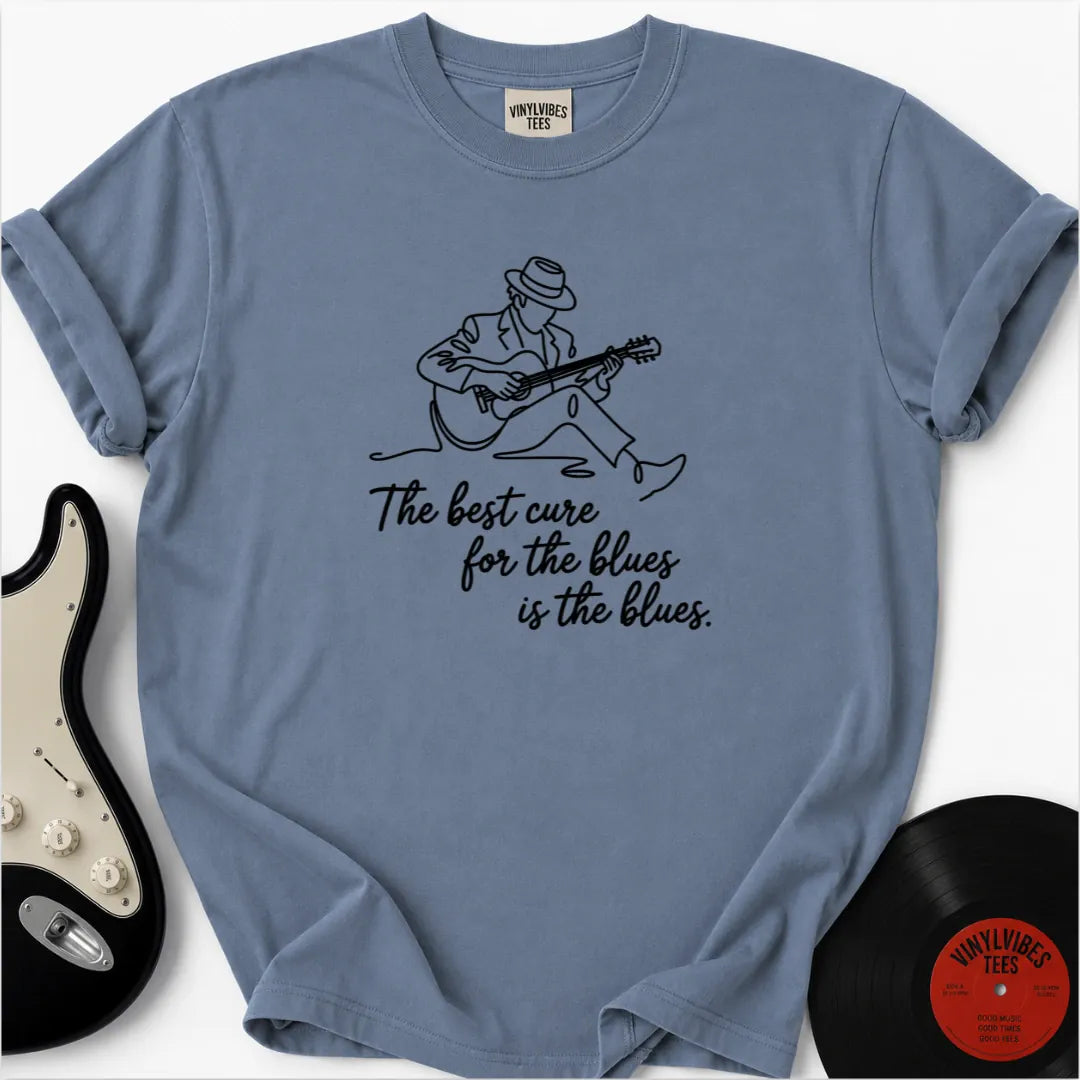 Printify T-Shirt Blue Jean / S The Blues Cure Premium T-Shirt
