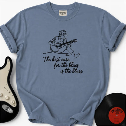 Printify T-Shirt Blue Jean / S The Blues Cure Premium T-Shirt
