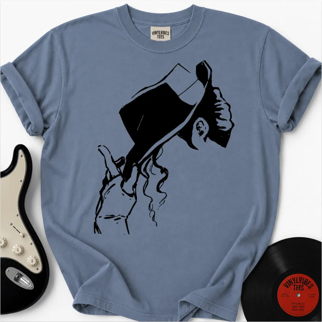 Printify T-Shirt Blue Jean / S The Hat Tip Premium T-Shirt